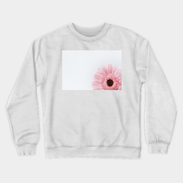 Simple Pink Daisy Crewneck Sweatshirt by NewburyBoutique